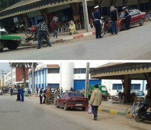 سقوط حجرات دراسية حديثة البناء