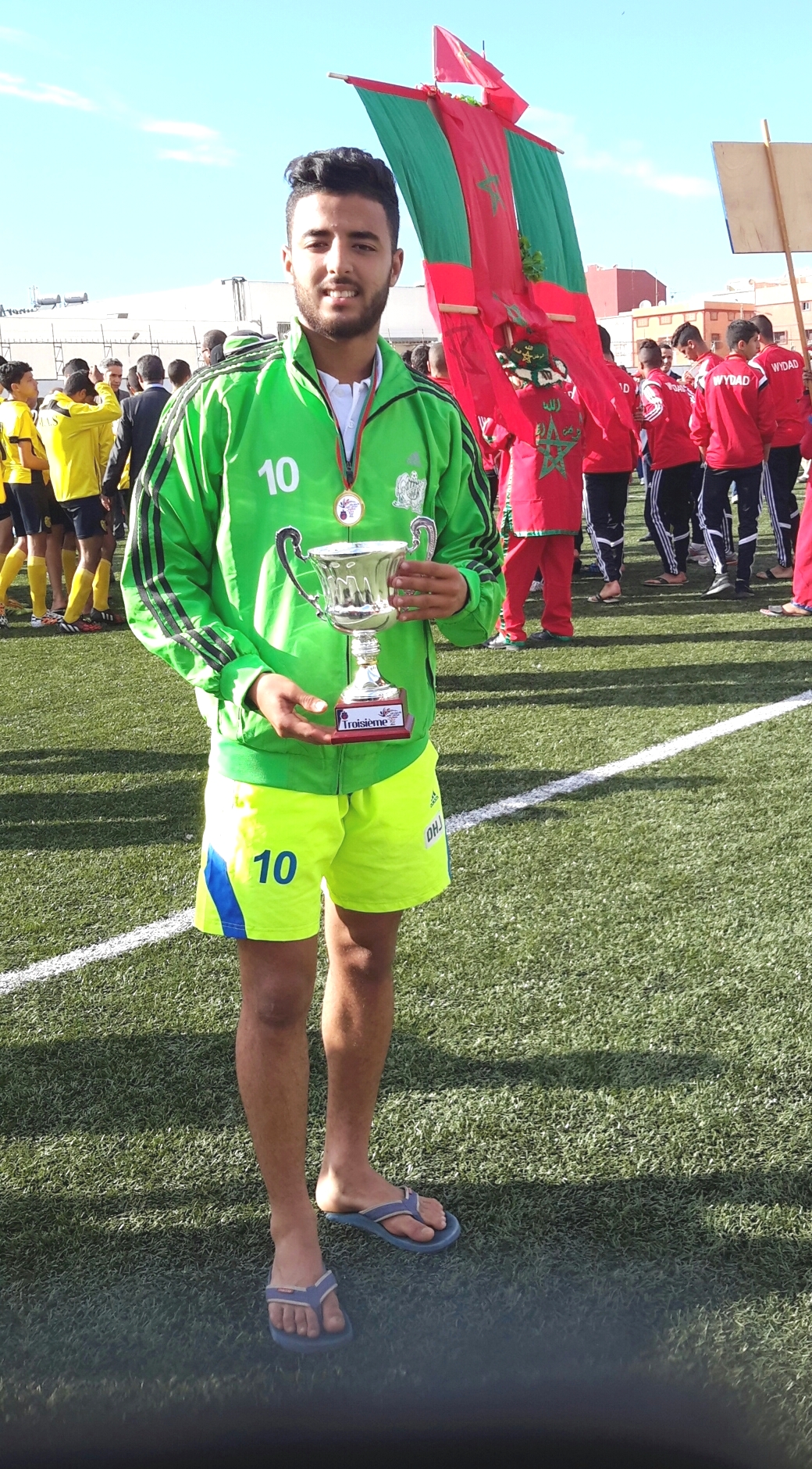 اللاعب إلياس لوخناتي أفضل هداف في  بطولة الشبان لكرة القدم  بالجديدة