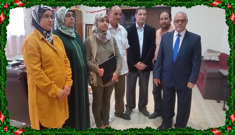المدير الإقليمي يستقبل “إيمان الطويل” الحاصلة على أعلى معدل وطنيا بحضور القناة التلفزية الأولى