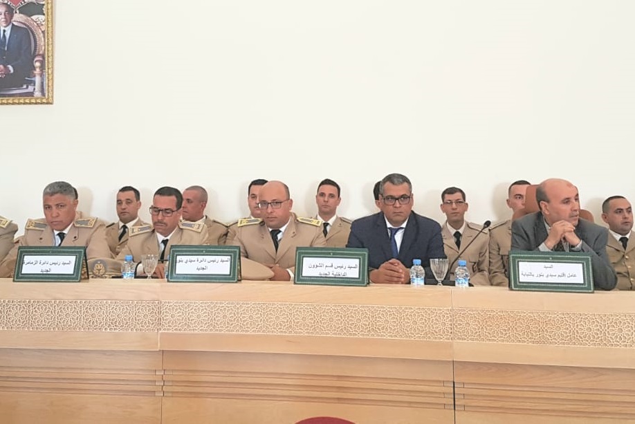 رجال السلطة الوافدون على أقليم سيدي بنور