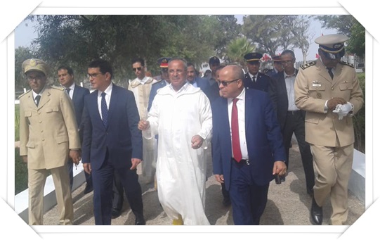 عامل اقليم الجديدة يشرف على حفل تأبيني بمقبرة الشهداء بمناسبة ذكرى ثورة الملك والشعب