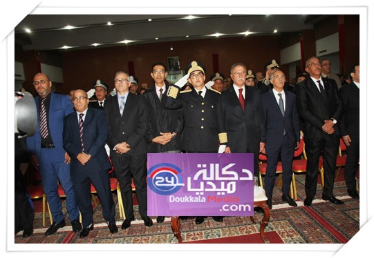 الانصات الى خطاب المسيرة الخضراء بقاعة عمالة الجديدة بالصور