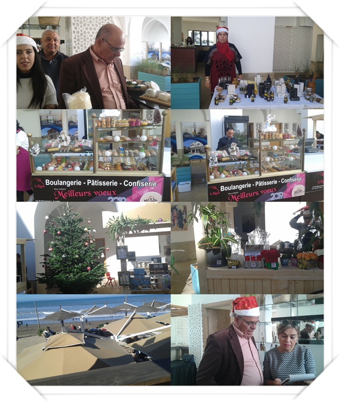 منتجع أزمباي السياحي بالجديدة تحت مجهر رواده بسوق رأس السنة “MARCHE DE NOEL”