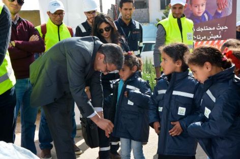 OCPالجرف الأصفر يقوم بحملة تحسيسية لفائدة تلاميذ المدارس المجاورة للتوعية بمخاطر الطريق