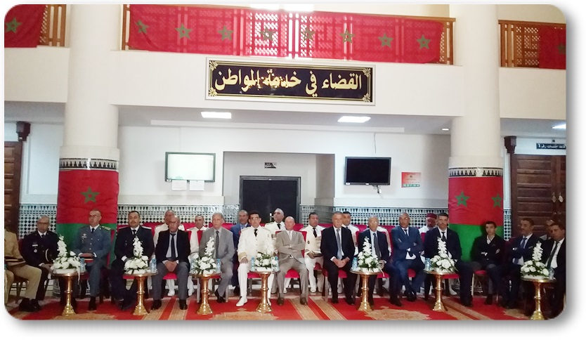 الأسرة القضائية بالجديدة تخلد ذكرى عيد العرش السعيد و تعبر عن فرحتها باليوم التاريخي