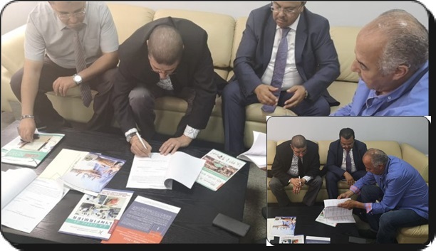 الودادية الحسنية للقضاة توقع إتفاقية شراكة مع المدير العام لمستشفى الشيخ خليفة بالدار البيضاء