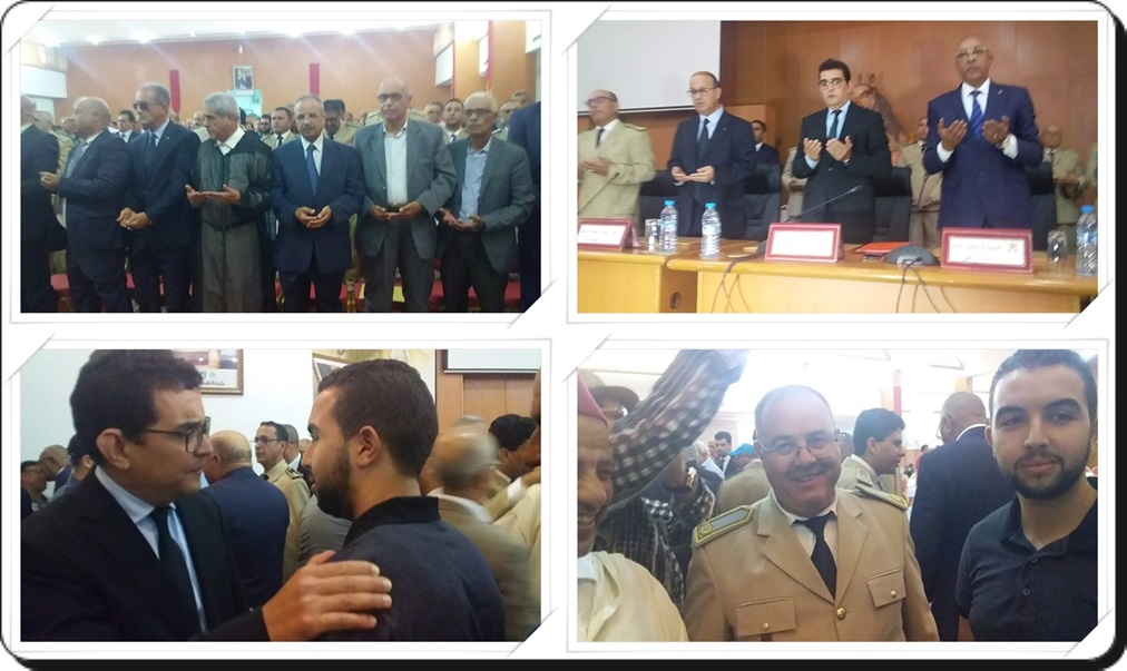عامل الجديدة يشرف على تنصيب الكاتب العام و عدد من رجال السلطة الجدد المعينين بالاقليم