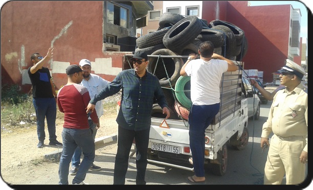 تحركات قائد الملحقة الادارية السابعة و الرابعة بالنيابة أثمرت بتنظيم سهرات فنية عوض اضرام النار في العجلات المطاطية