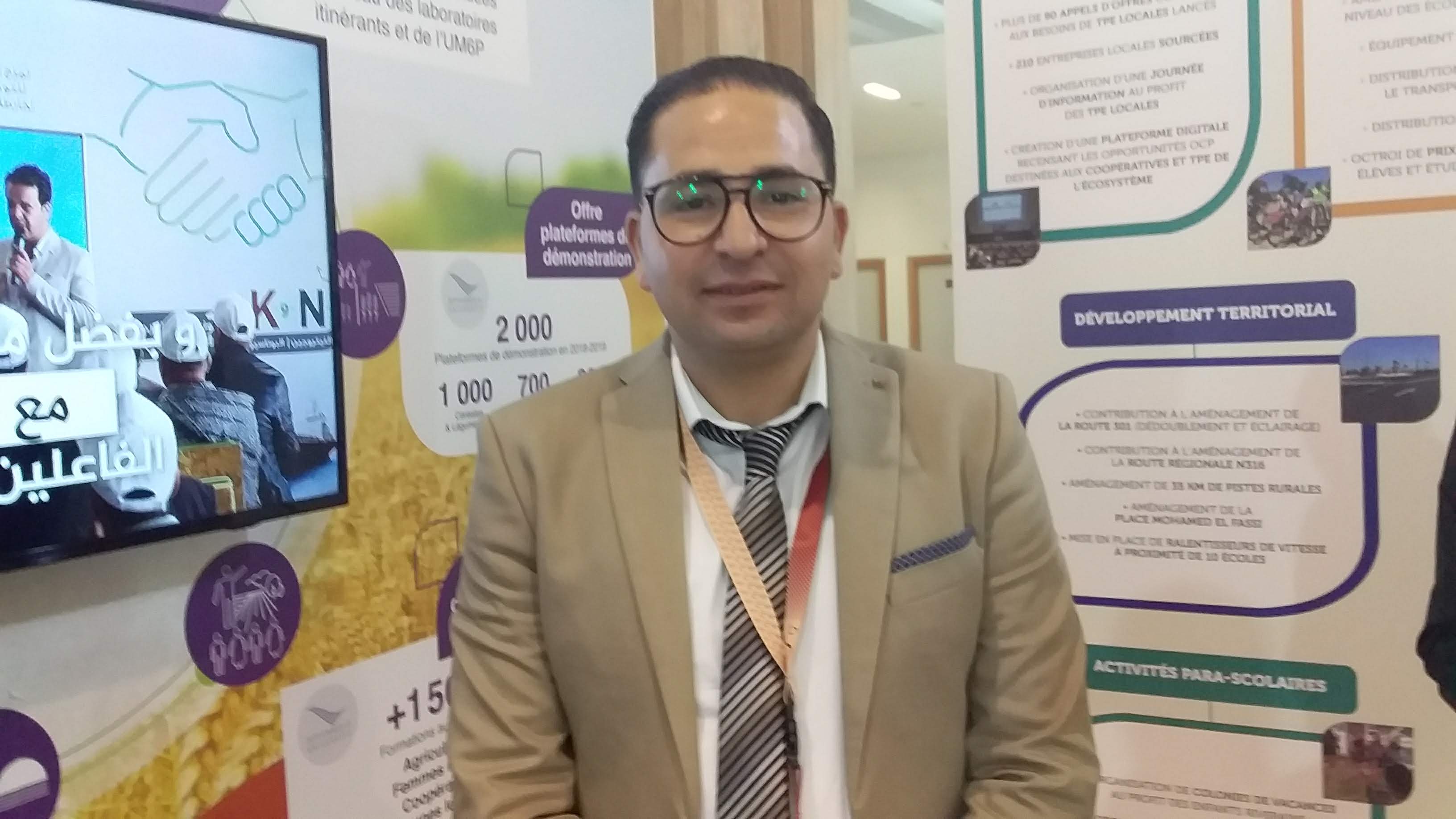 الOCP يعبد جسر التواصل مع الصحافة المحلية برواقه بمعرض الفرس بجماعة الحوزية عمالة الجديدة