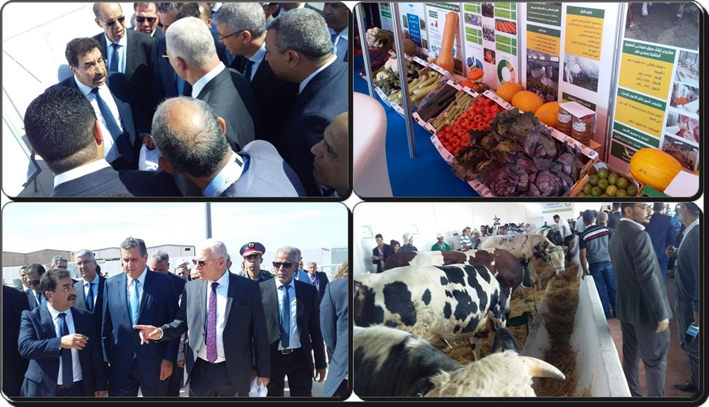 المهرجان الاول للفلاحة بسيدي بنور و حضور وزير الفلاحة و الوفد المرافق له لاعطاء الانطلاقة الرسمية