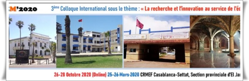 المركز الجهوي لمهن التربية و التكوين الدار البيضاء-سطات، الفرع إلاقليمي بالجديدة ينظم ندوةدولية حول قضايا التربية و التكوين