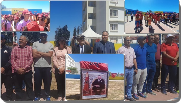 المديرية الاقليمية لوزارة التربية الوطنية و التعليم الأولي و الثانوية التقنية “الرازي” والفرع الإقليمي للجامعة الملكية المغربية للرياضة المدرسية  بالجديدة يساهمون في انجاح “قافلة كرة القدم النسوية”
