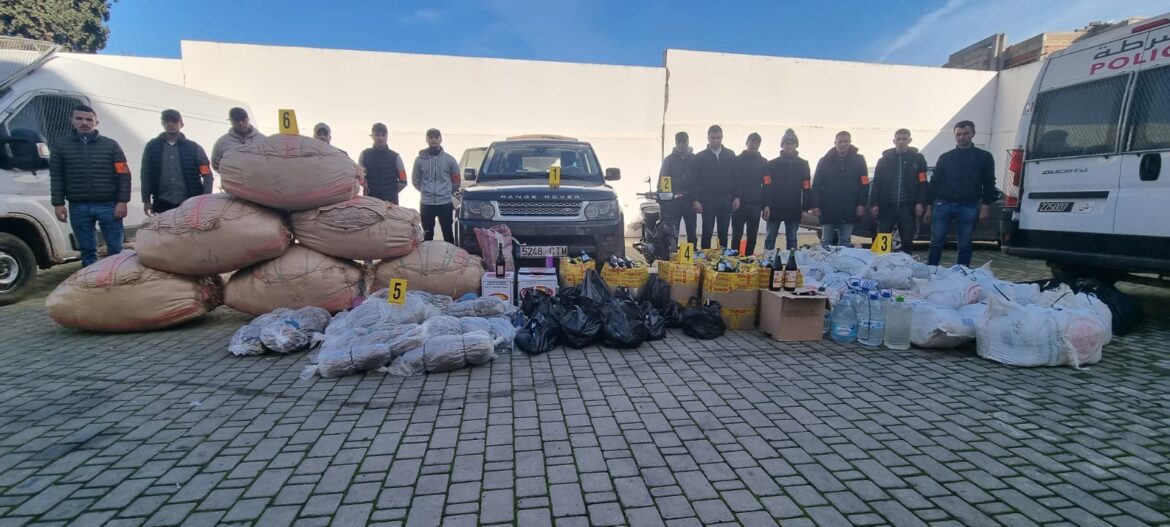 تنسيق امني بين شرطة اسطات و برشيد يضع حدا لشبكة تنشط في ترويج المخدرات و المنشطات العقلية