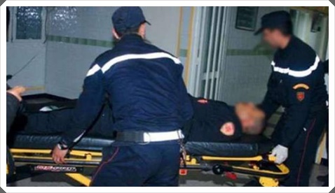إصابة خطيرة خلال عملية أمنية بآسفي , تعرض لها شرطي