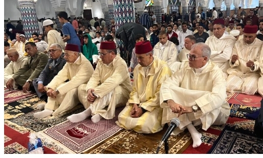 عامل الجديدة يترأس حفل ليلة القدر بمسجد علي