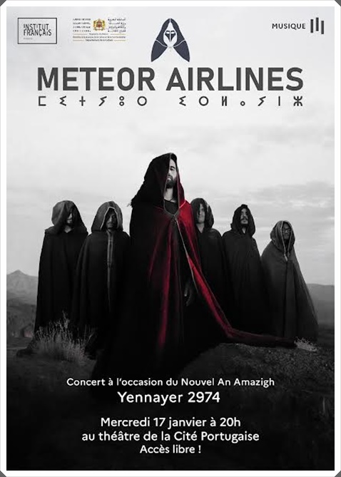 Tournée musicale avec Meteor Airlines à l’occasion du Nouvel An  Amazigh 2974