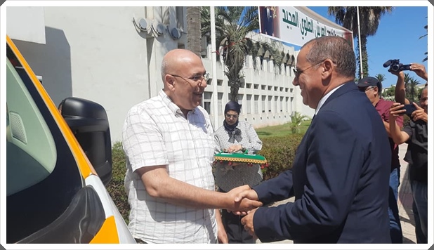 عمالة إقليم الجديدة توزع مجموعة من السيارات بمناسبة عيد العرش المجيد