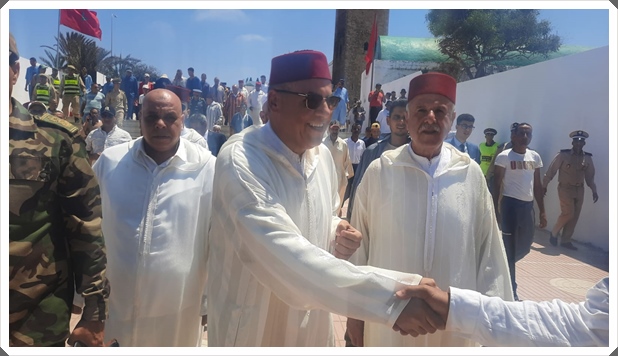 افتتاح موسم مولاي عبد الله أمغار بحضور عامل الاقليم و مرافقين مدنيين و عسكريين