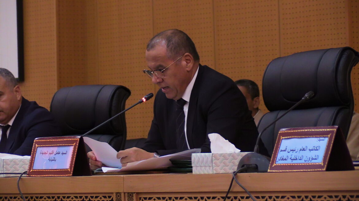 عامل اقليم الجديدة يشرف على تنصيب رجال السلطة الجدد