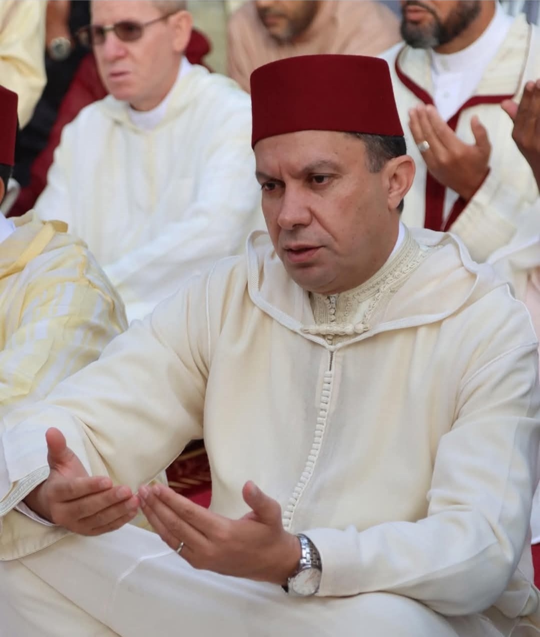 عامل صاحب الجلالة الدكتور عبد المومن طالب على عمالة اقليم اليوسفية يترأس صلاة العيد