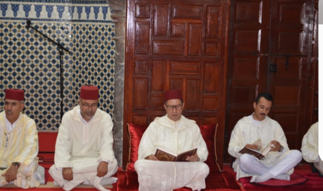 الدكتور عبد المومن طالب يترأس حفل إحياء ذكرى عيد المولد النبوي الشريف بالمسجد الكبير الحي المحمدي بمدينة اليوسفية
