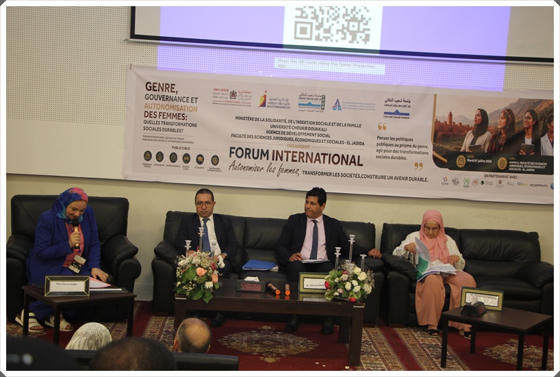 المنتدى الدولي :النوع الاجتماعي الحكامة وتمكين النساء بكلية الجديدة